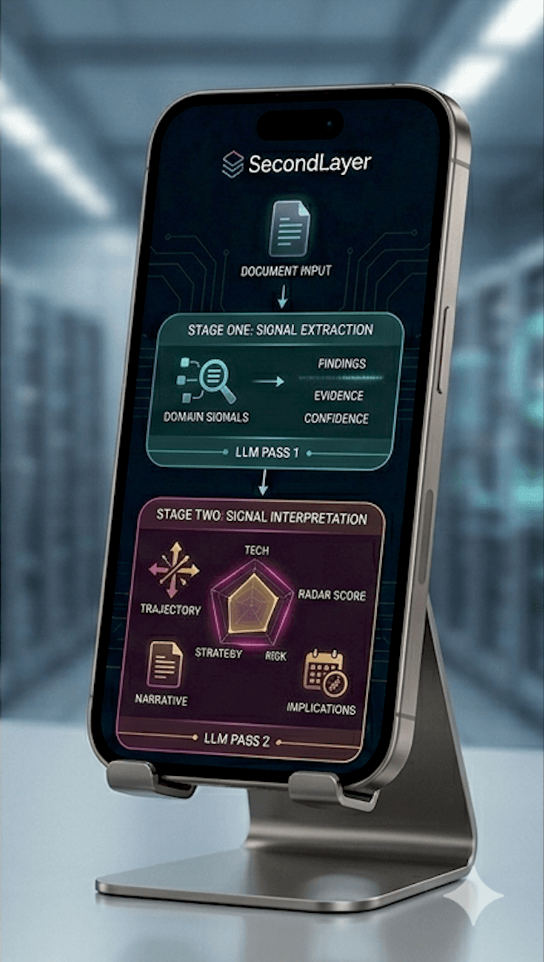 SecondLayer Pro — analysis pipeline on mobile